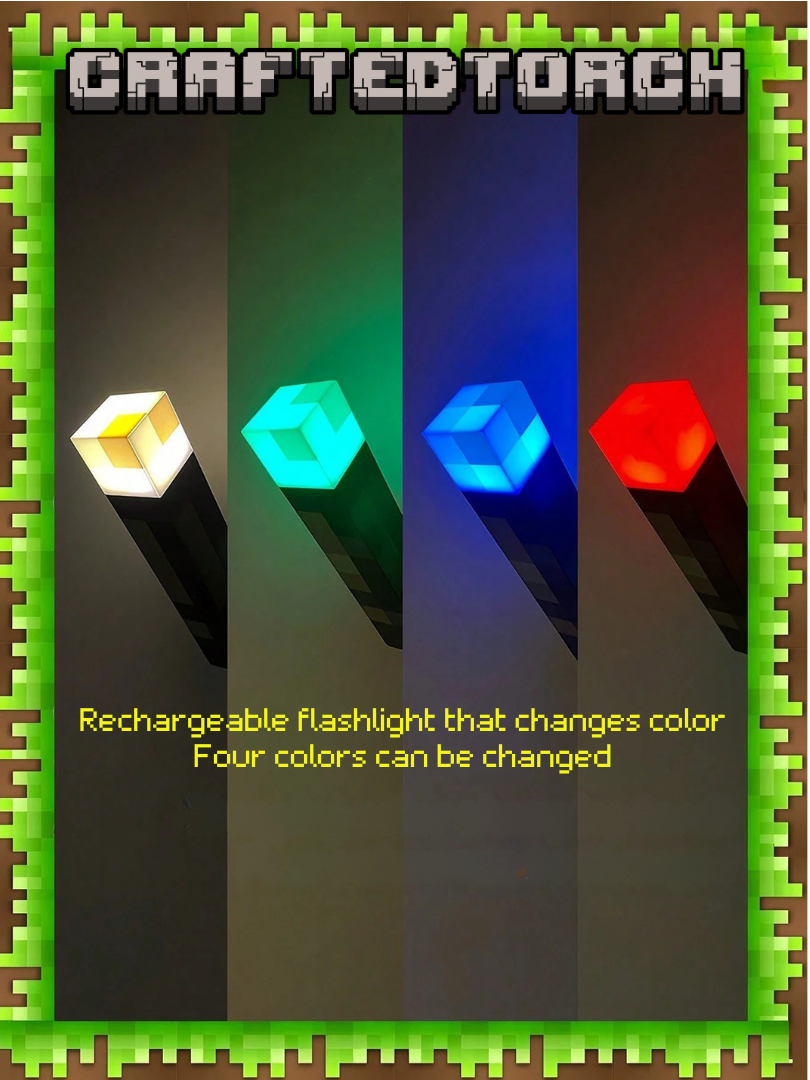 Gamer torch with lighting
