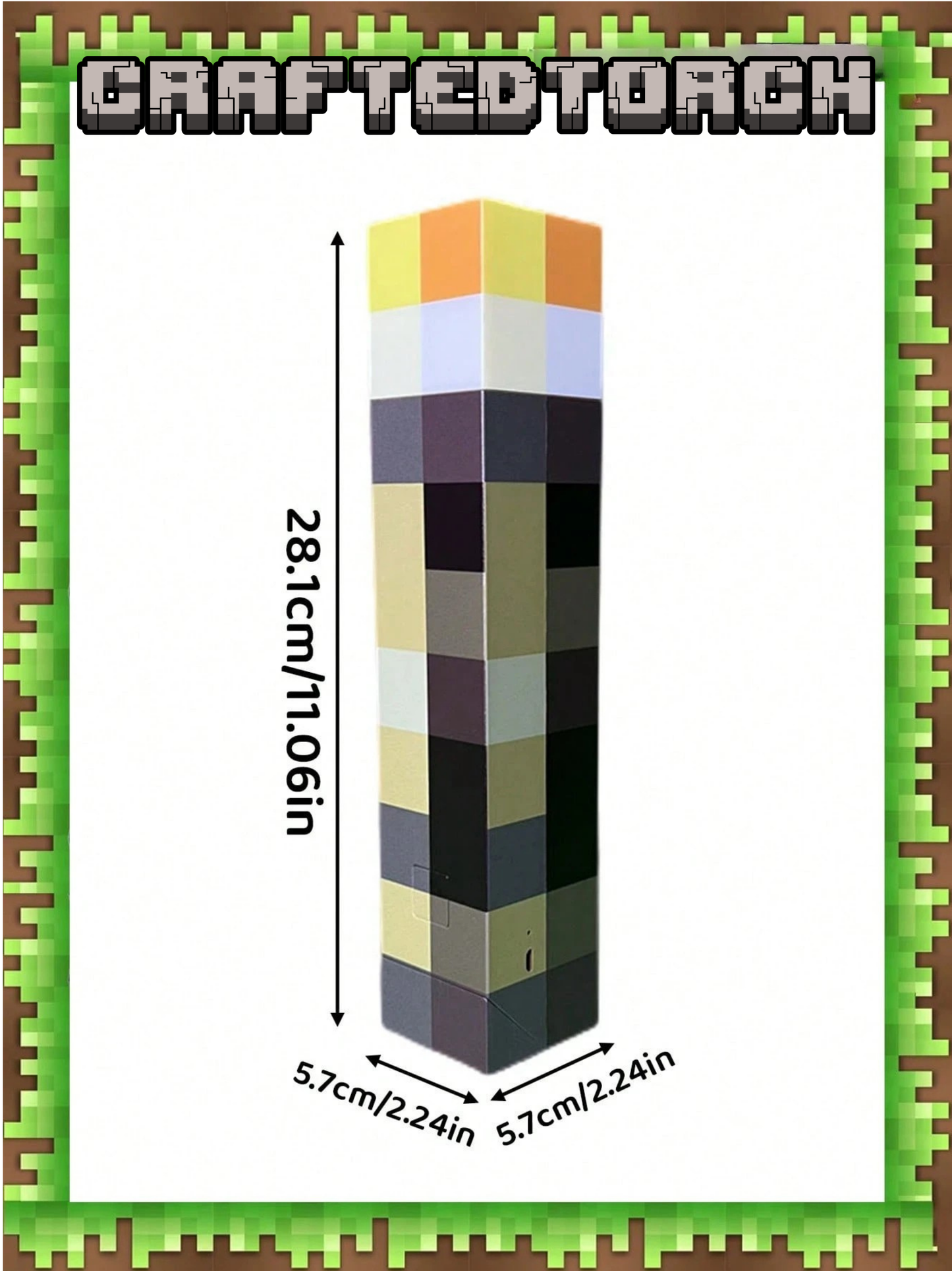 Gamer torch with lighting